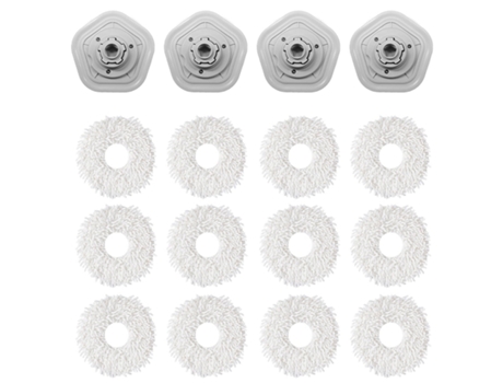 16pcs mop clothe & rag stents substituição para dreame bot w10 w10pro