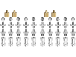 Paquete De 44 Adaptadores De Tornillo Para Cámaras De 1/4" A 3/8".