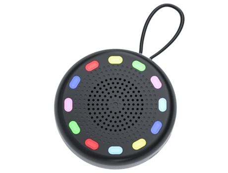 Altavoz Bluetooth inalámbrico portátil para el hogar, viajes al aire libre, sonido fuerte y fuerte, altavoz de graves, regalo ideal, negro TURMIN