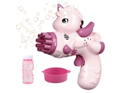 Bjww-máquina De Bolhas Automática Com 9 Orifícios E Luz, Brinquedo De Verão Para Crianças, Presente De Aniversário E Festas