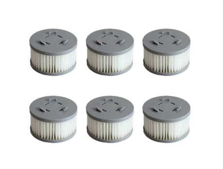 Filtro hepa de 6 unidades para aspirador de pó xiaomi jimmy jv85/jv85 pro