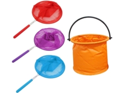 Red De Pesca Para Niños Y Niñas Con Mangas Extensibles, Red De Plástico Resistente, Ideal Para Juegos Al Aire Libre.