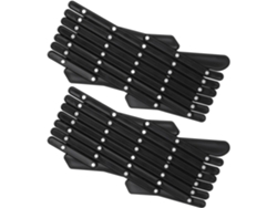 Barrera De Seguridad Extensible De Polipropileno Para Perros, Juego De 2, Compatible Con Protectores De Ventanas De Coche.