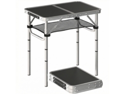 Mesa plegable de camping de 60 cm con hamaca negra para picnic