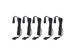 Cable De Extensión Para Luces Led De Terraza De 5 Piezas, 1,5 M, Ip67, Resistente Al Agua, Conector De 3 Pines Para Uso En Exteriores.