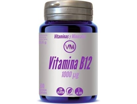 Complemento Alimentar YNSADIET Vitamina B (60 cápsulas vegetais de 1000μg)