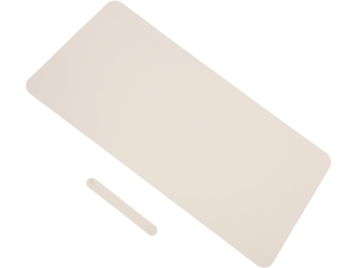 Besportble Alfombrilla De Ratón De Escritorio Healeved Grande Y Piel Sintética Beige 80.00 X 40.00 X 0.20 C...