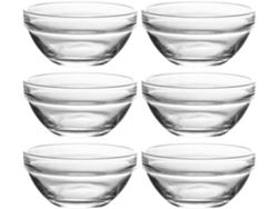 Cuencos Pequeños De Vidrio Transparente, Juego De 6, 9 Cm De Diámetro.