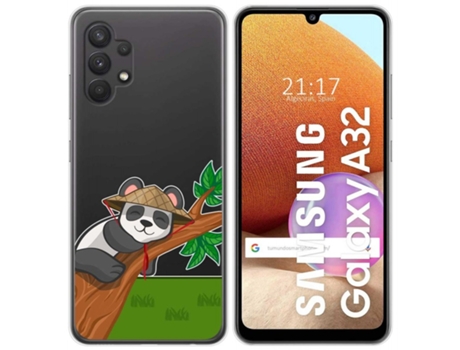 Carcasa Samsung Galaxy A32 4G TUMUNDOSMARTPHONE Dibujos Transparente Multicolor