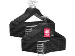PERCHAS MADERA NEGRA LOTE 40 UNIDADES COM-FORT HOUSE