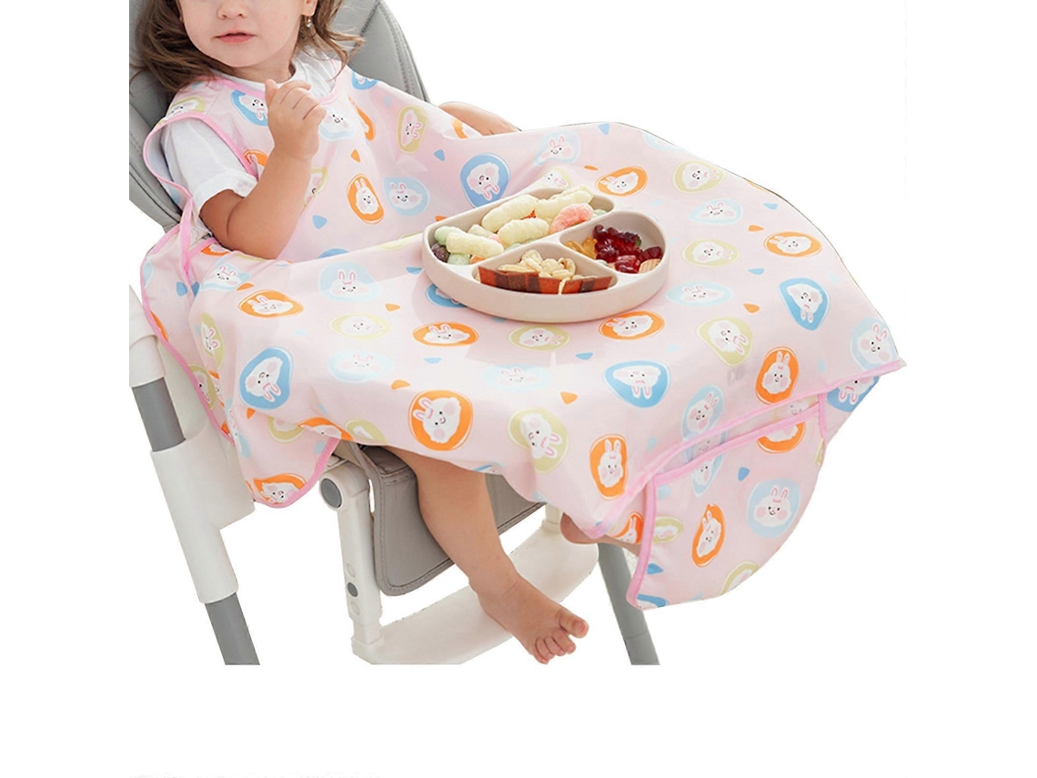 Babero sin mangas para bebé, mono de alimentación, babero impermeable para bebé, protección contra derrames de comida y agua, baberos
