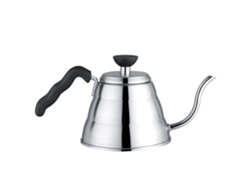 Cafetera y tetera manual de acero inoxidable con boquilla antigoteo y cuello de cisne (Otra)