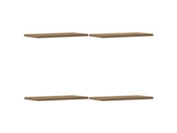 Maison Exclusive - Estantes Pared 4 Ud Madera Ingeniería Roble Artisan 40x20x1,5cm