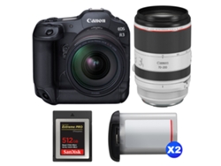 Canon Eos R3 + Rf 24-70mm F/2.8 L Is Usm + Rf 70-200mm F/2.8 L Is Usm + 1 Sandisk 512gb Extreme Pro Cfexpress Type B + 2 Canon L + Ebook Pricedirect