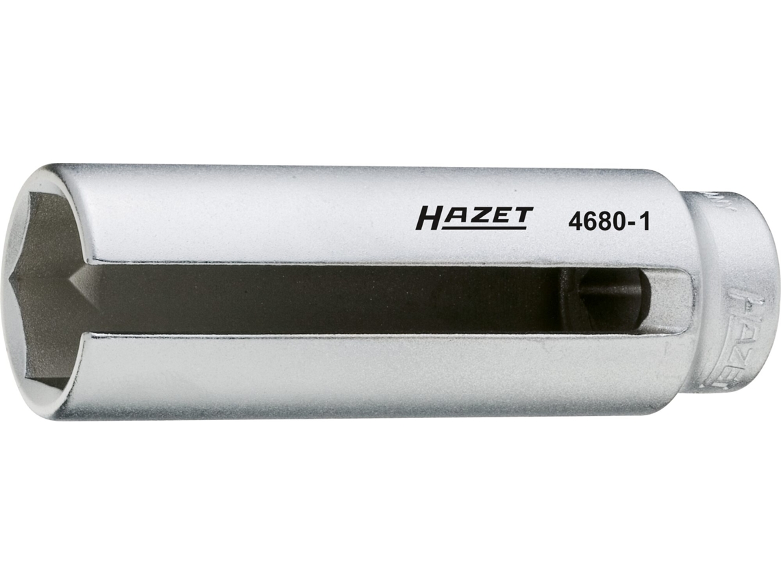 4680-1 Llave para la sonda lambda: Cuadrado hueco 1/2 pulgadas (12,5 mm) Perfil de hexágono exterior 22 mm HAZET
