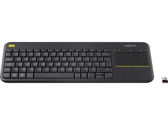 Teclado LOGITECH K400 Plus (Inalámbrico - Idioma Suizo)