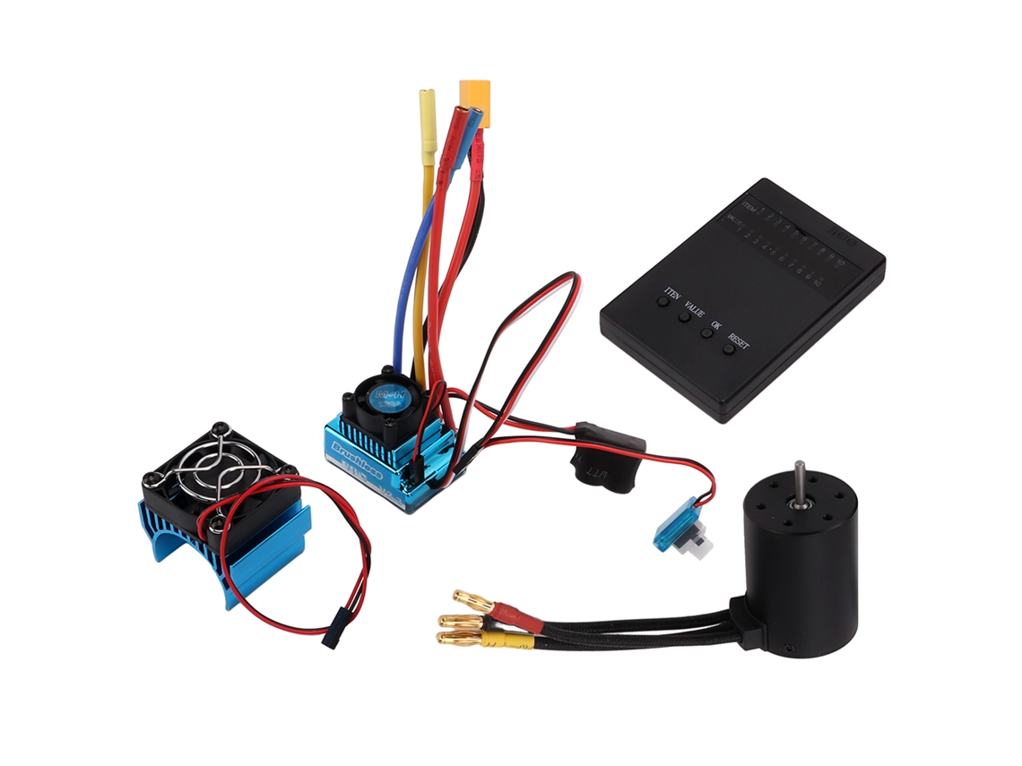 Kit de motor sin escobillas 3650 3100kv 120a ESC para coche RC 1/10 1/8