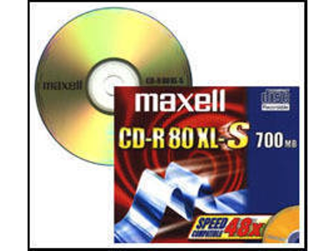 CD en blanco MAXELL CD-R 700Mb 52x