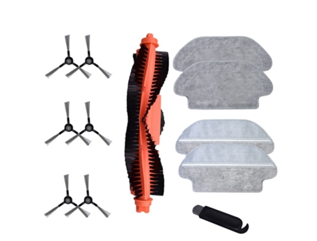 Cepillo principal Cepillo Lateral paño de mopa para Xiaomi Mijia Styj02Ym Mi Mop Pro para Conga 3490 para Viomi V2 Pro V3 Se V-Rvclm21B
