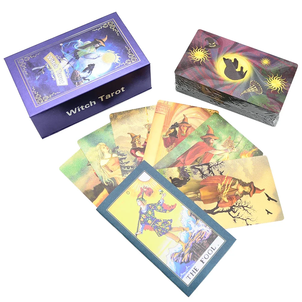 Cartas De Tarot De 7x12 Cm, En Inglés, Impermeables, Juego De Mesa Interactivo Para Niñas.