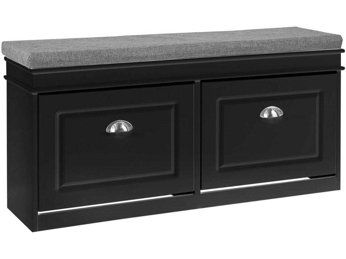 Zapatero SOBUY (Negro - 104x24x52 cm)