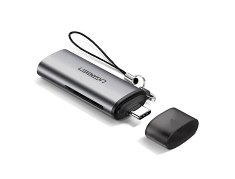 Lector de Tarjetas UGREEN Cm184 Usb-C a Tf/Sd Gris