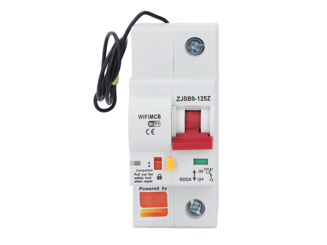 Disyuntor Inteligente Wifi Bluetooth 1p 80a Control Remoto App Tuya Ac220-240v Miniatura