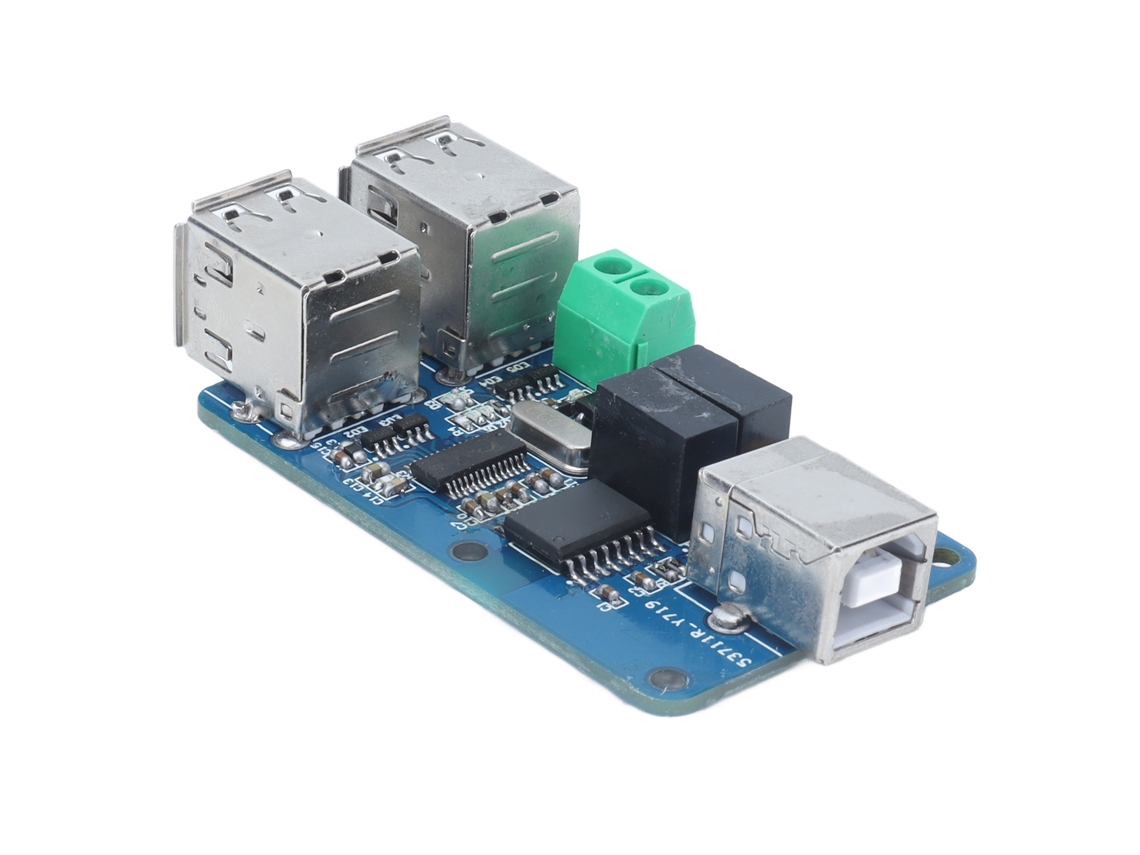 2026as-Aislador Hub USB de 4 canales Placa de protección Componente de aislamiento de acoplamiento Adum3160