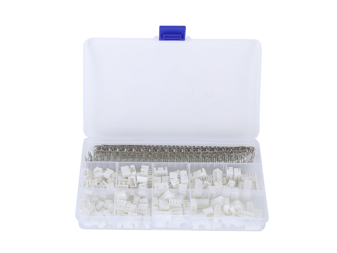 Kit de terminales de cabezal de pines Velora 2026 con conectores y carcasas, 2,54 mm, 560 piezas