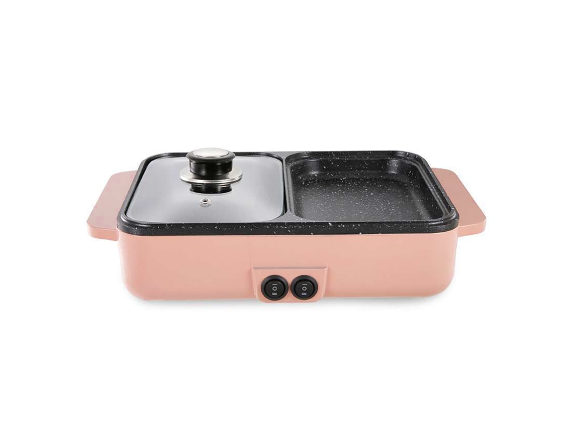Mini Parrilla Eléctrica De Interior Que Se Calienta Rápidamente Y Es Fácil De Limpiar, Ideal Para Dormitorios Y Hogares.