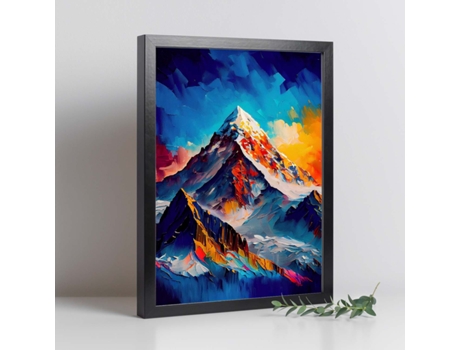 Monte NACNICo Everest China Pintura Al Óleo De Pincel De Pincel De Pincel. Estampados De Arte De Pared Estético Para El Diseño De Dormitorio