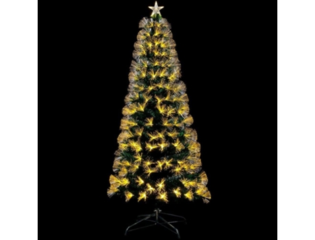 Árbol de Navidad con Luces Cálidos Dorado 180cm
