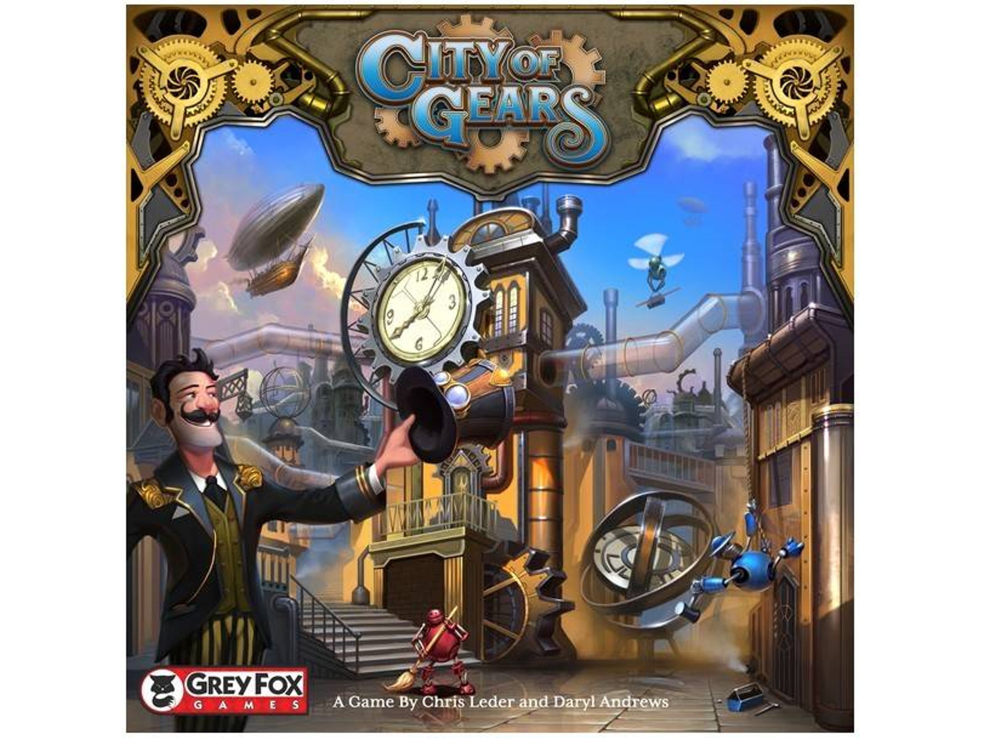 Juego de Mesa GREYFOX City of Gears (Inglés - Edad Mínima: 8)