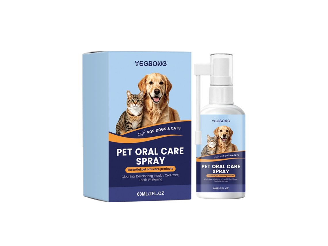 Spray limpiador de dientes para mascotas