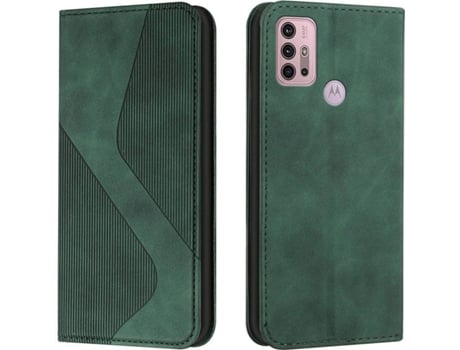 Carcasa Motorola Moto G10, G20, G30 HFS-HOUSE Cartera Verde