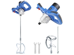 Batidora eléctrica, 1300 W de potencia, velocidad de 0 a 680 rpm, mango ergonómico, color azul, UE