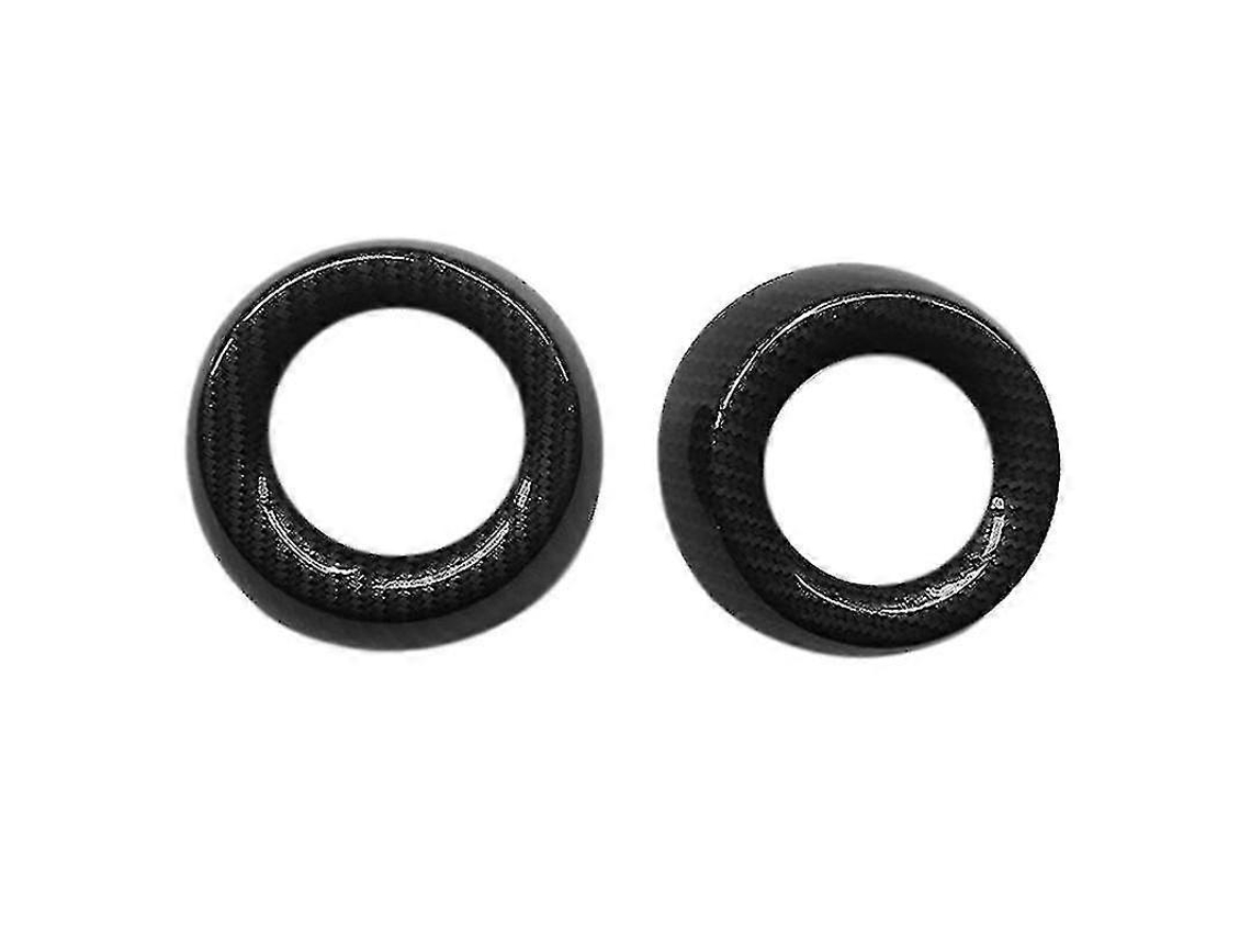 Embellecedor De Ventilación Lateral Del Tablero De Instrumentos De Fibra De Carbono Abs Para Nissan