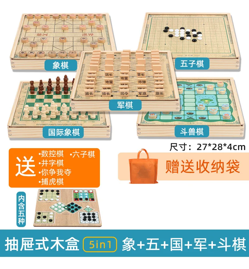 Tipos de cajas de madera: Five Armies, Elephants y Furslowmoose