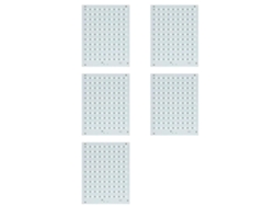 5x For Bambu Lab Lithophane Led Panel Cmyk Led Backlight Board Pla Basic Cmyk Lithophane Bundle