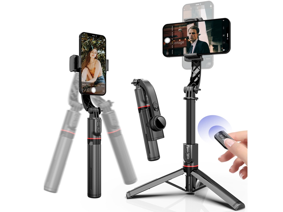 Estabilizador de cardán para teléfono inteligente con control remoto,  trípode extensible de aluminio para Selfie Stick CHRONUS | Worten.es