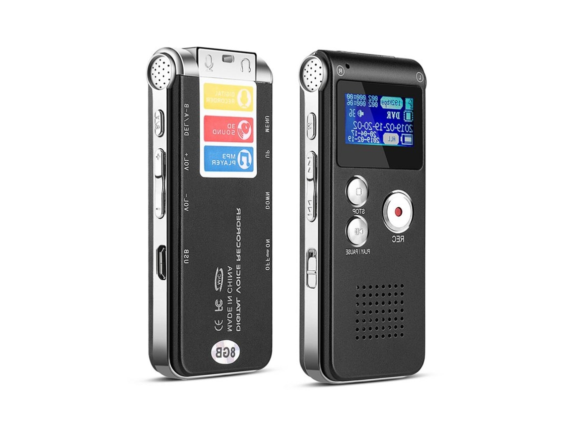 Lector MP3 Sk-012 3 en 1 Mini unidad de disco flash USB Audio digital Estéreo 3D Negro 8Gb