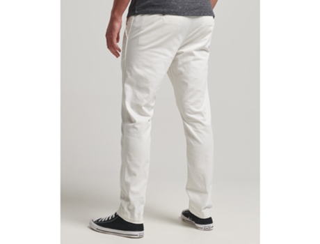 Pantalones de Hombre SUPERDRY Chino Slim Fit Beige (36x32)