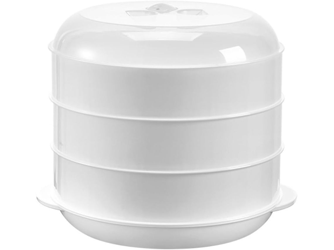 Vaporera Para Microondas Con Tapa, Cesta Vaporera Multifuncional Para Cocinar Arroz.