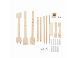 Soporte de suelo de madera 9ct para bordado y tapicería, 50 cm de altura.