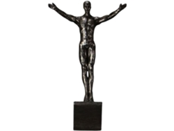 Estatua Pared Resina Estilo Industrial Retro Decoración Negra Estar Artesanía Multifuncional Buzo Sala Bar