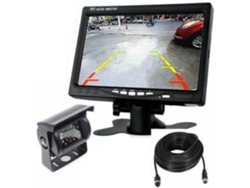 Monitor De Emergencia Hd De 7 Pulgadas Con Cámara De Visión Nocturna Resistente Al Agua Para Asistencia De Estacionamiento.