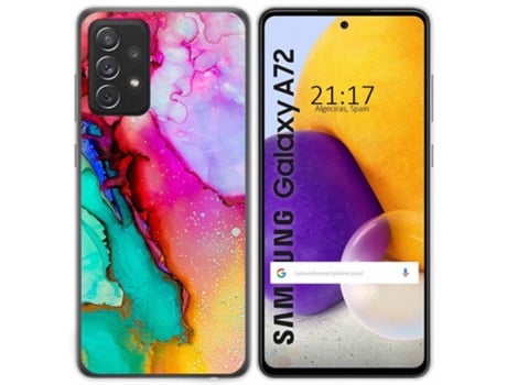 Carcasa Samsung Galaxy A72 TUMUNDOSMARTPHONE Dibujos Multicolor