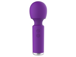 Mini vibrador de masaje de silicona de 10 frecuencias para mujer (púrpura) YIZHOOD