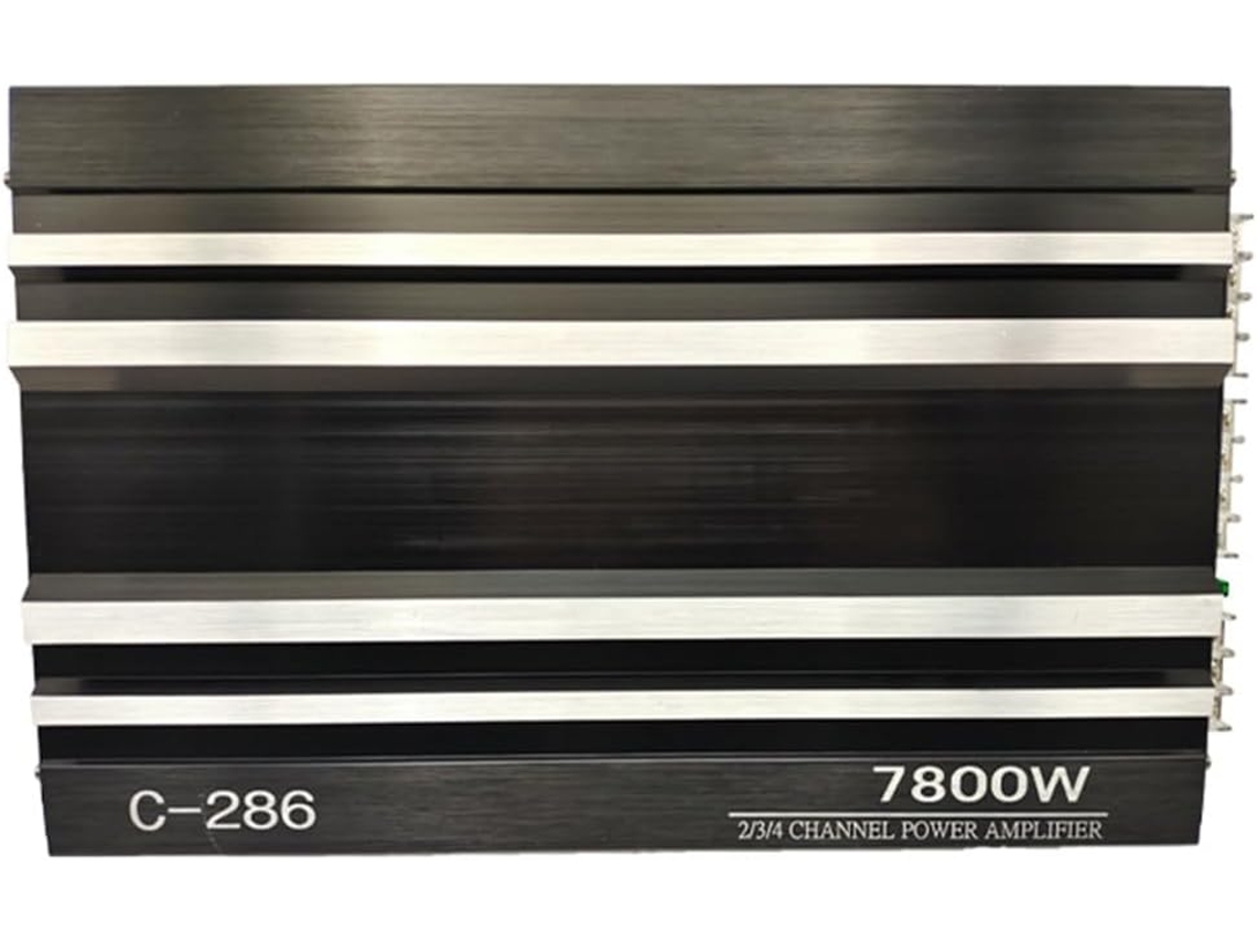 Amplificador De Audio Estéreo Digital Para Automóvil De 4 Canales, 7800 W Y 12 V Con Subwoofer.