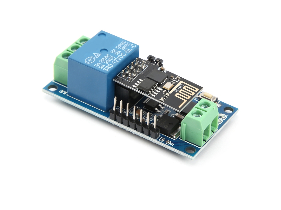 Módulo De Relé Unidireccional Inalámbrico Wifi De 12 V Con Control Remoto Para La Aplicación Android Esp8266.